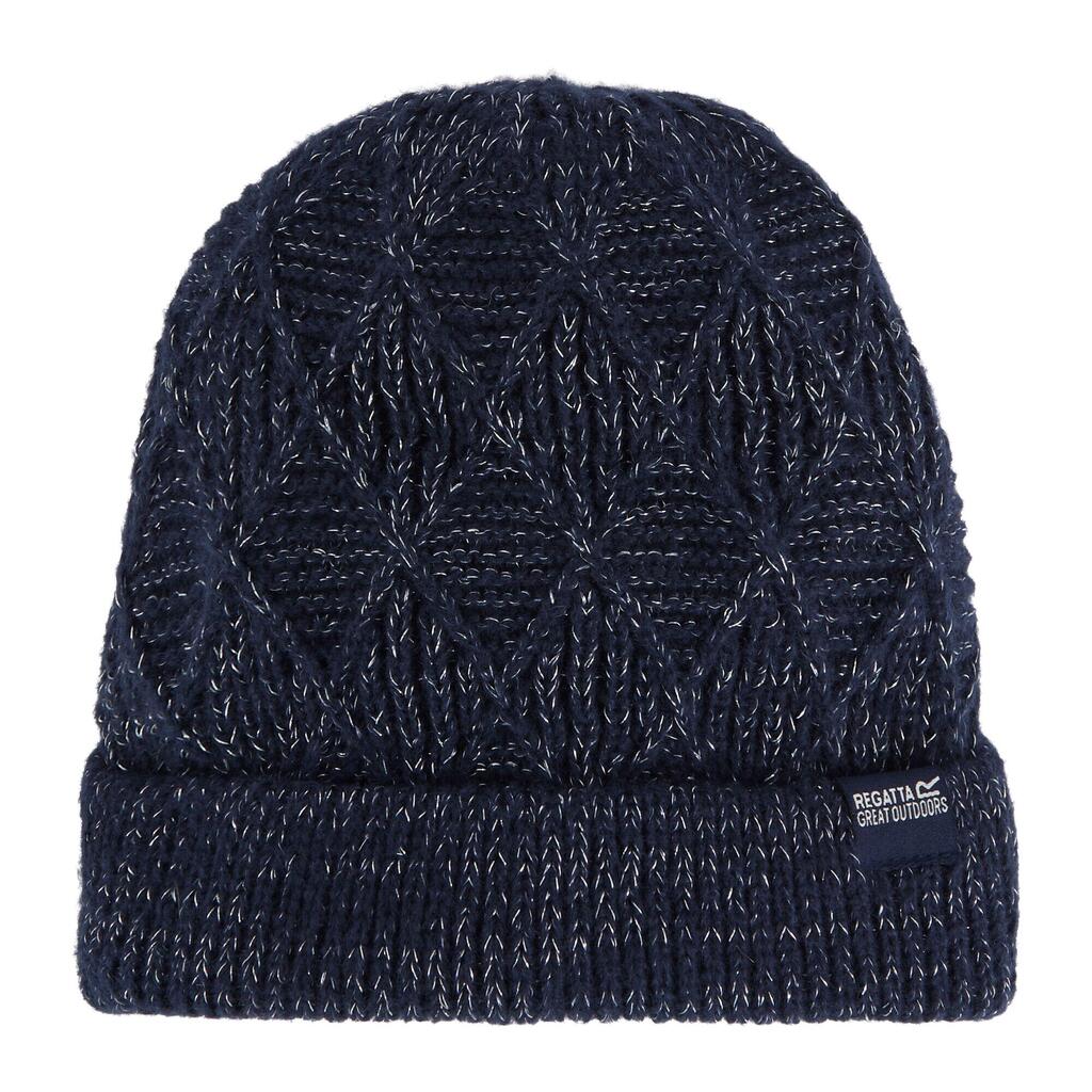 Womens/Ladies Multimix Beanie (Navy)