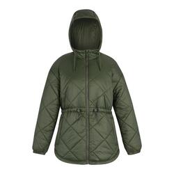 Veste Motif/style Matelassé IVEY Femme (Kaki Foncé)