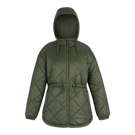 Veste Motif/style Matelassé IVEY Femme (Kaki Foncé)