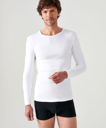 T-shirt manches longues col rond Damart Thermolactyl