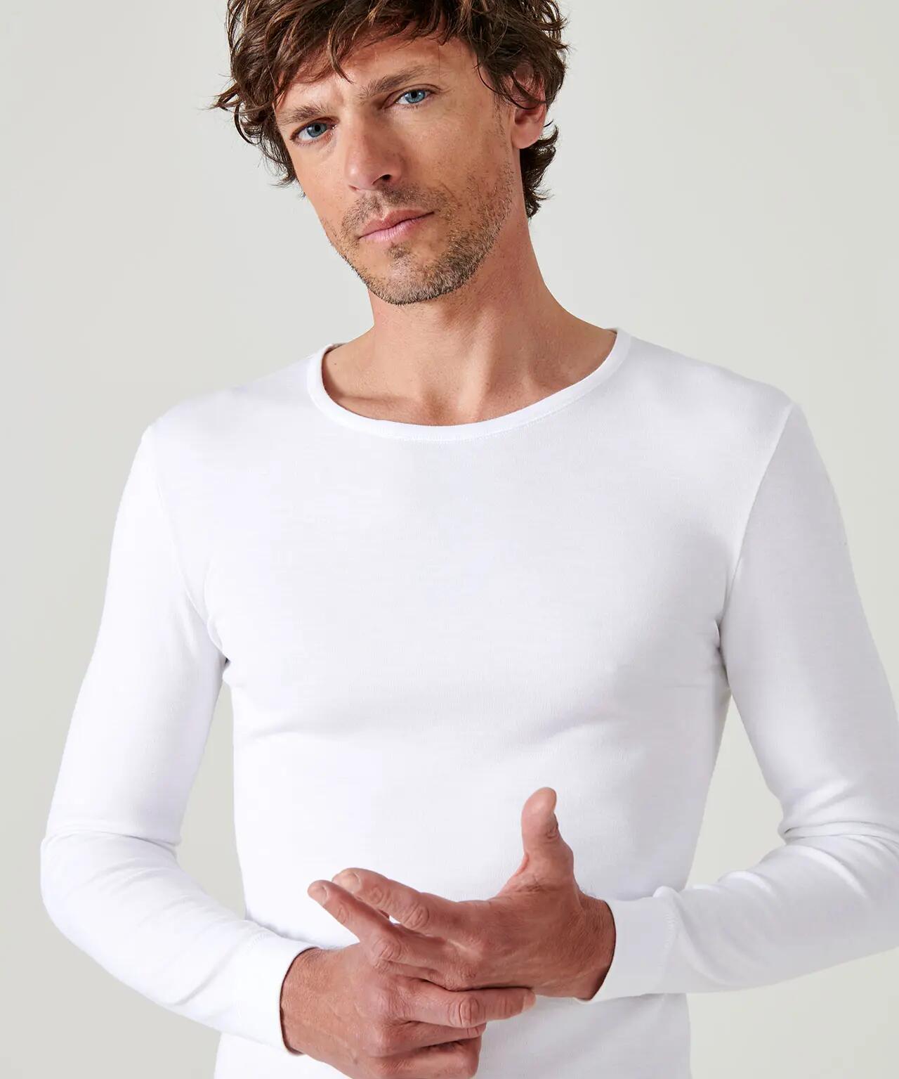 T-shirt col rond maille classique thermique Thermolactyl 2/4