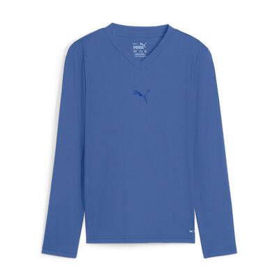 Kinder-t-shirt met lange mouwen puma teamgoal baselayer