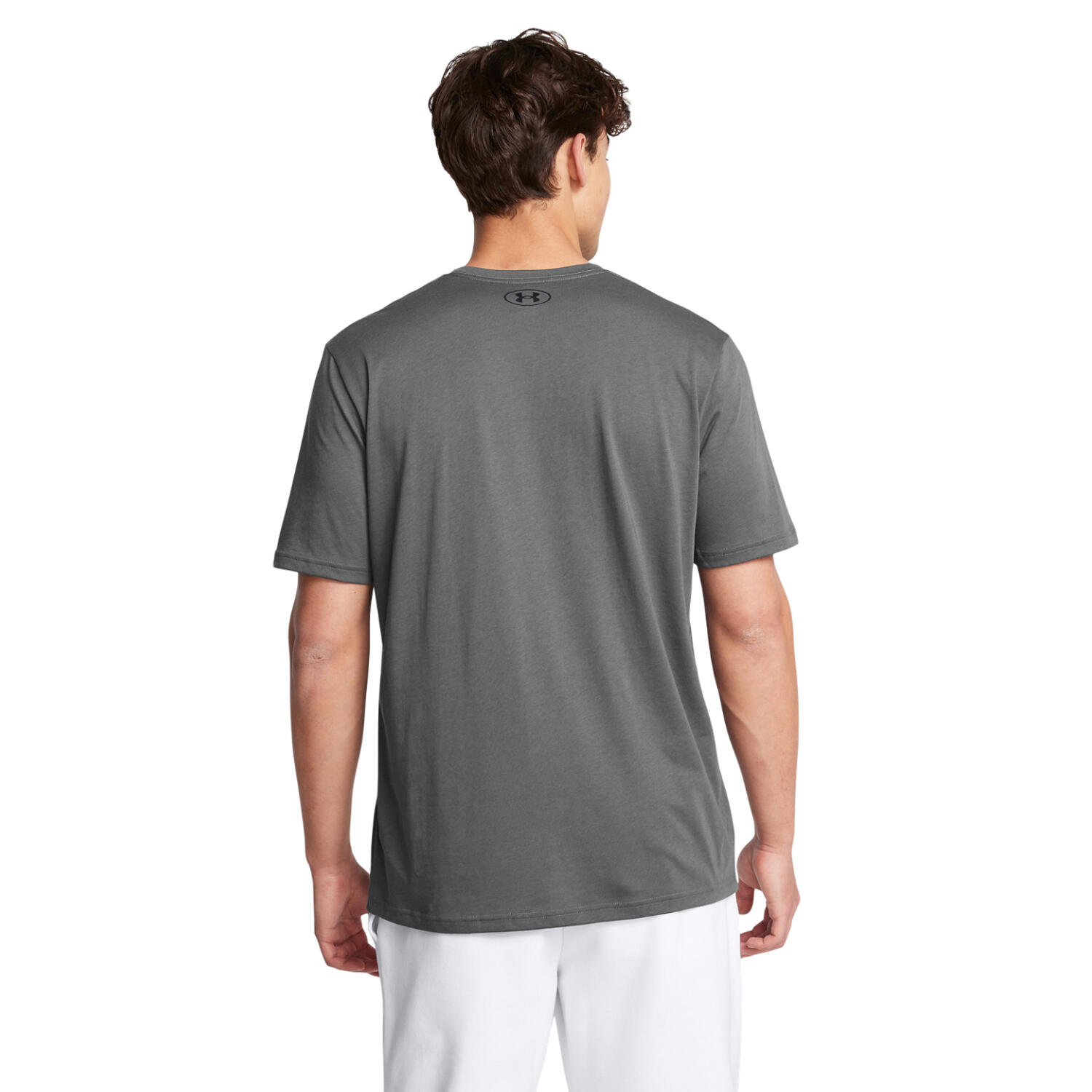 Maglietta Maniche Corte Uomo Under Armour Sportstyle Castle Rock Grigio Nero 3/4