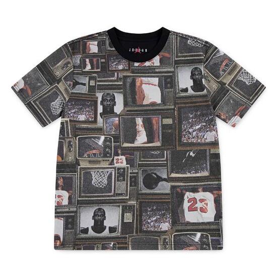 T-Shirt Jordan Jdb Mj Flt Ess Aop Ss Tee Junior