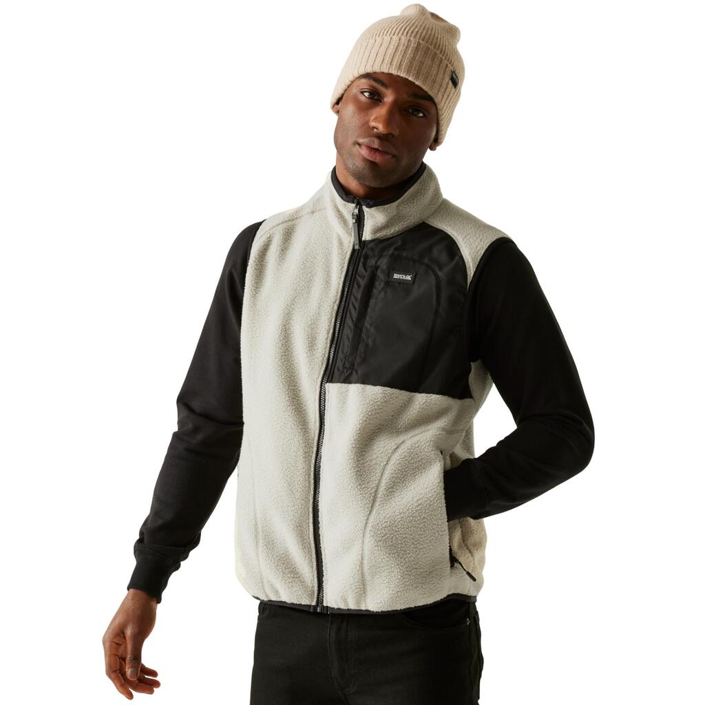 Mens Frankie Borg Body Warmer (Moonstruck)