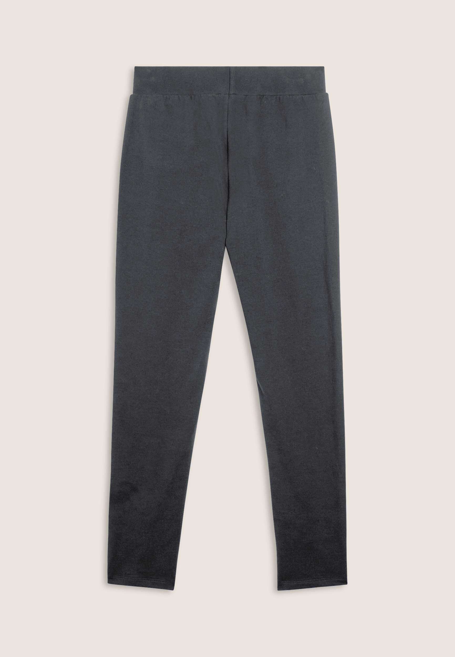 Pantaloni regular in felpa garzata con dettagli a trecce 2/3