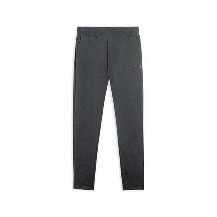 Pantalon à coupe classique en molleton brossé avec des détails en tresses