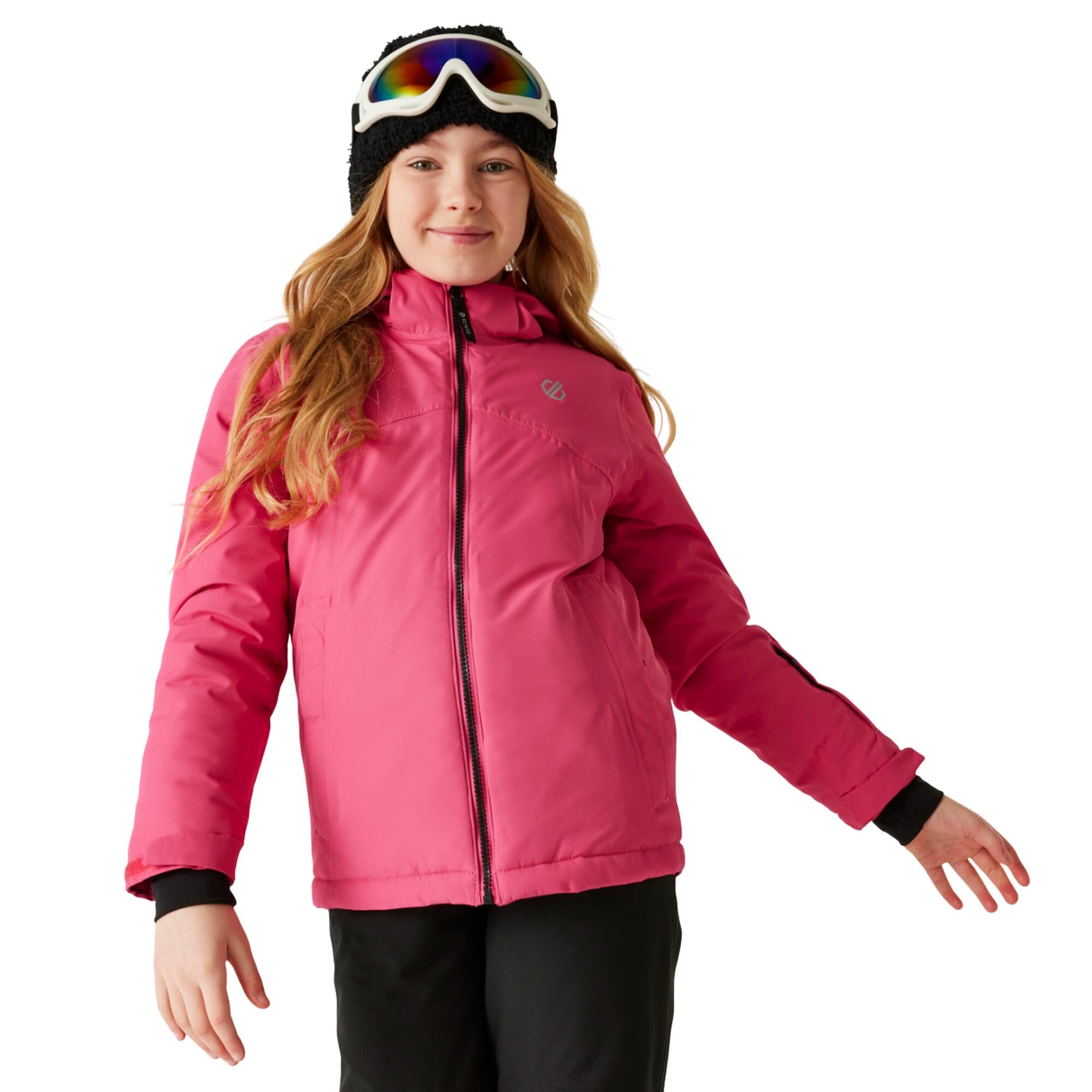 "Impose V" Skijacke für Kinder Leuchtend Pink 3/5