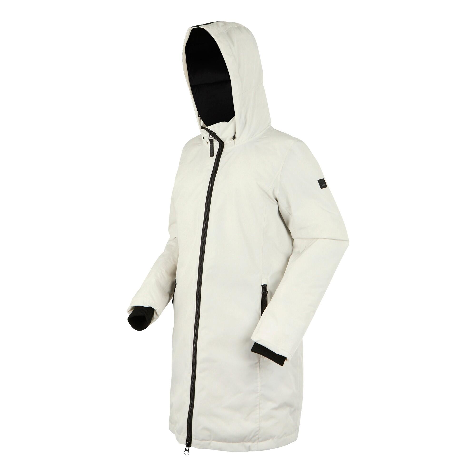 Chaqueta Impermeable Marron para Mujer Piedra Blanca 3/5