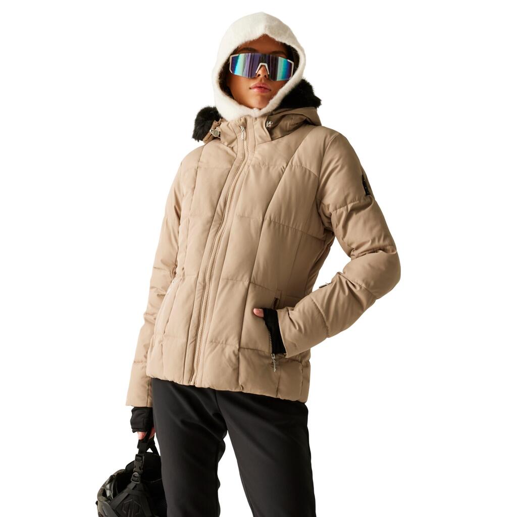 Womens/Ladies Glamourize VI Ski Jacket (Warm Taupe)