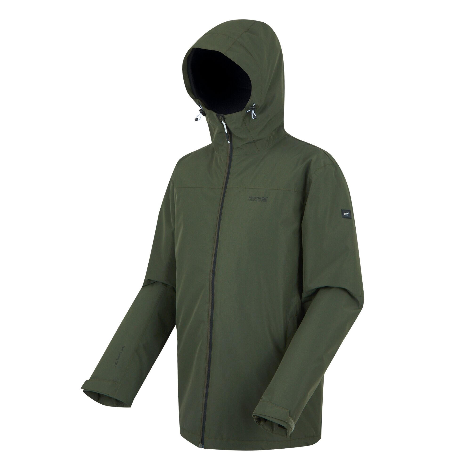 Veste Imperméable Isolante À Capuche THORNRIDGE Homme (Kaki Foncé) 6/7