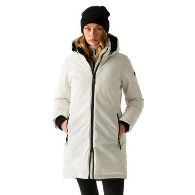Dames marron geïsoleerde waterdichte jas (marine)
