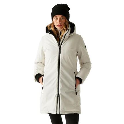 Veste Imperméable MARRON Femme (Blanc)