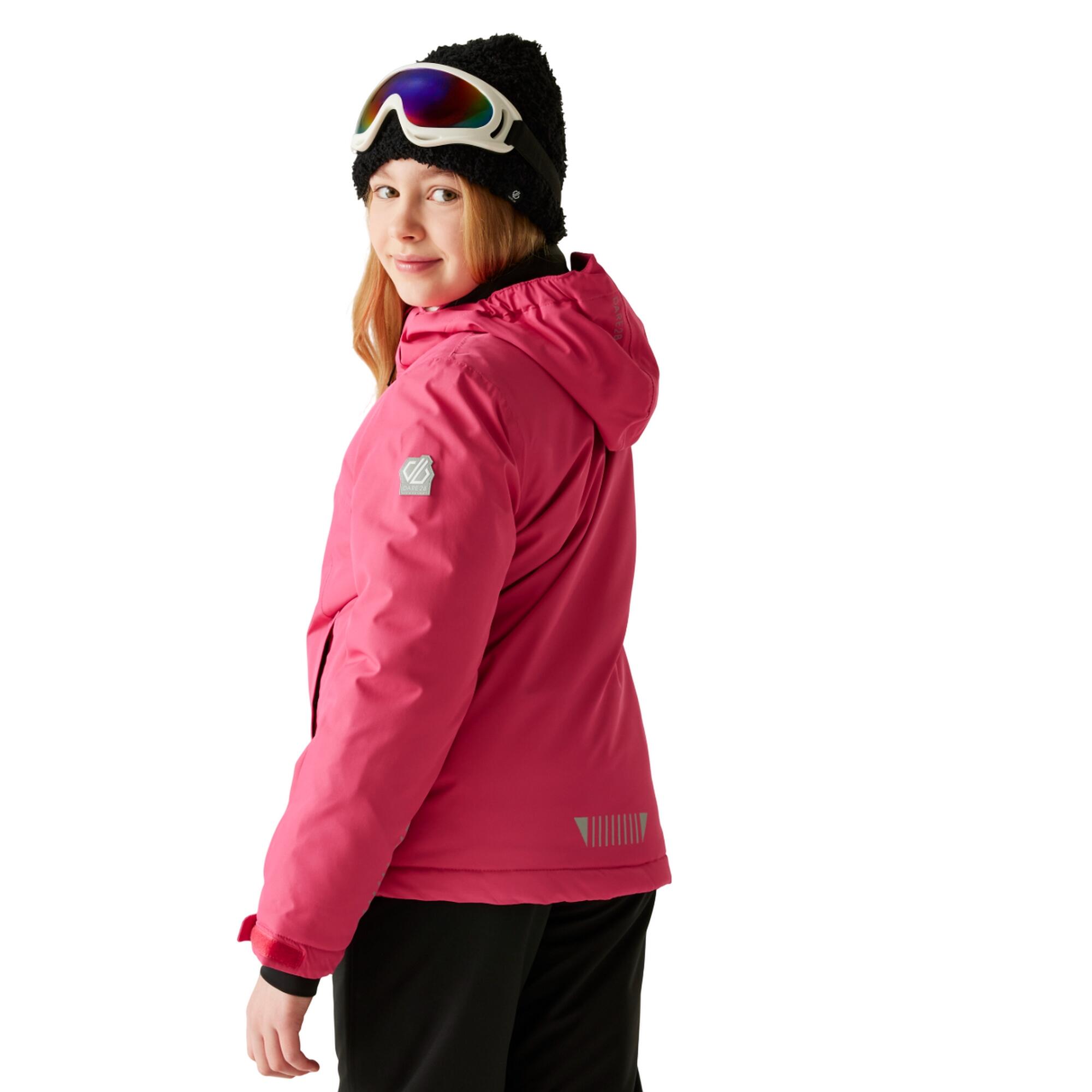"Impose V" Skijacke für Kinder Leuchtend Pink 4/5