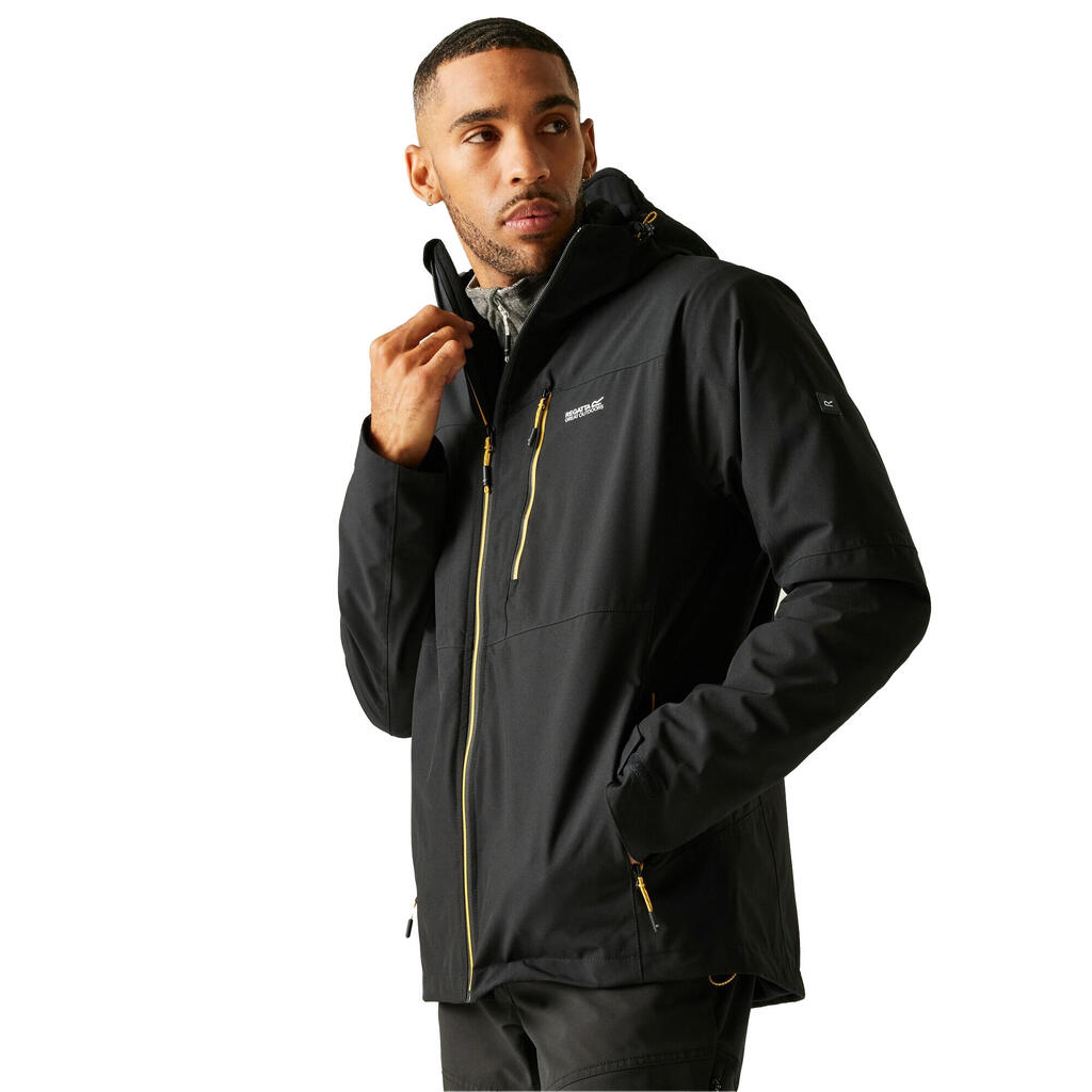 Mens Wentwood 3 in 1 Jacket (Black)