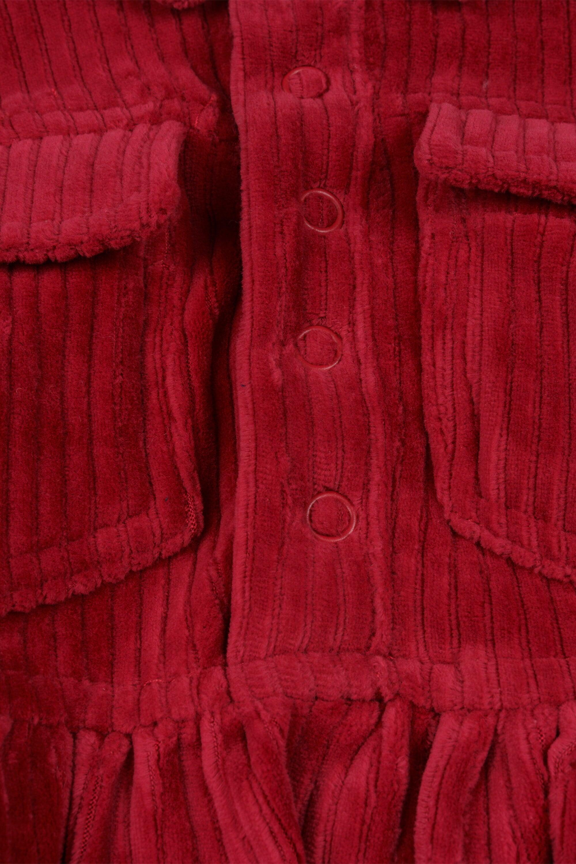 Vestido vermelho de 3/3