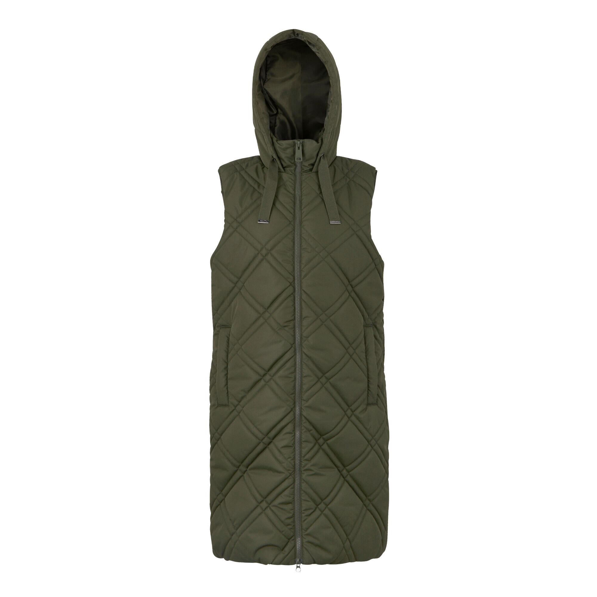 REGATTA Womens/Ladies Rurietta Long Length Gilet (Khaki Green)