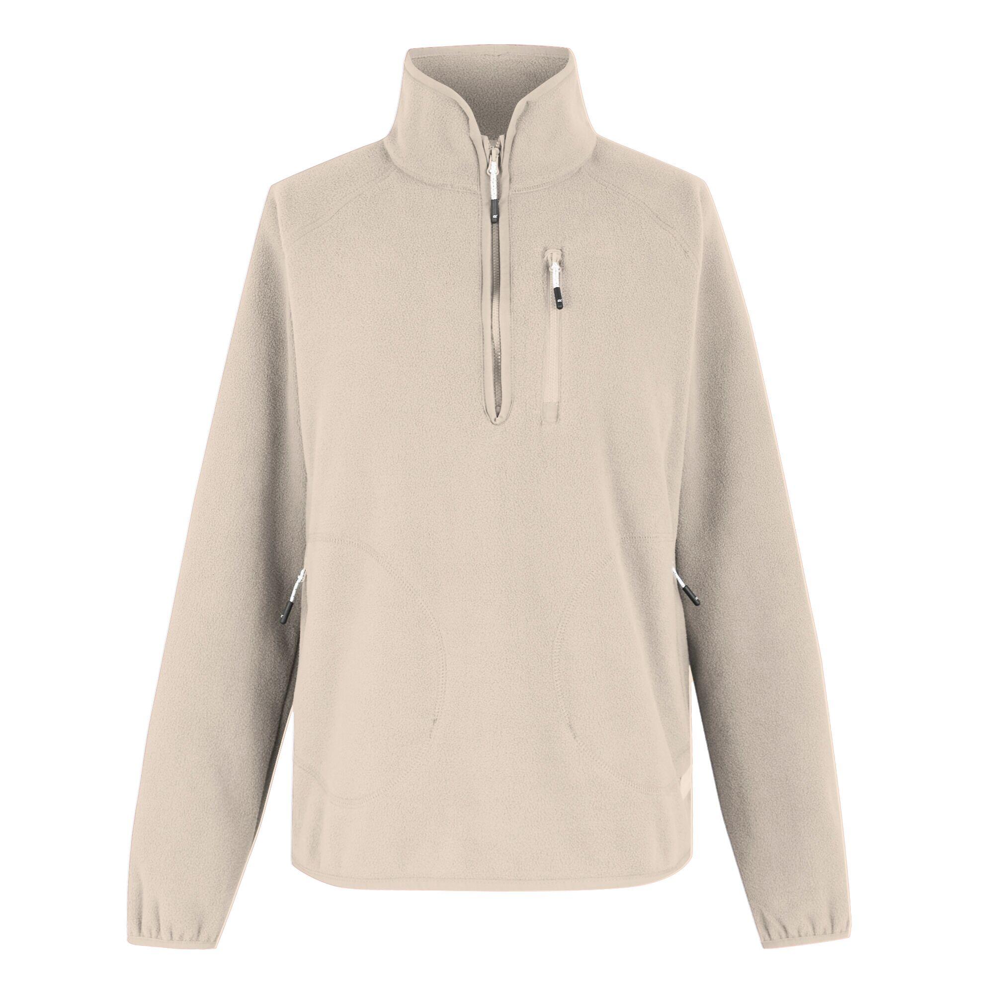 REGATTA Womens/Ladies Frankie Quarter Zip Fleece Top (Light Vanilla)