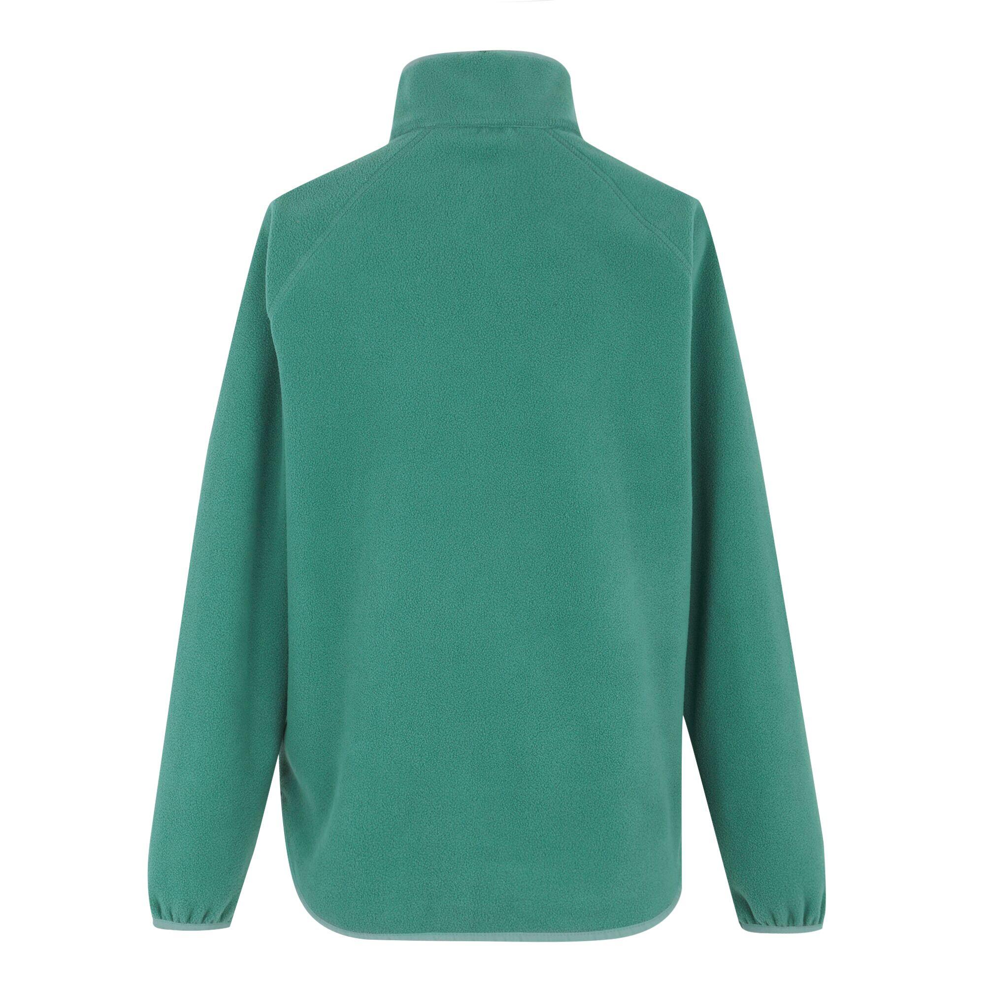 Womens/Ladies Frankie Quarter Zip Fleece Top (Spruce Green) 2/5