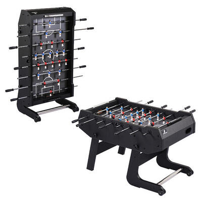 Calcio balilla pieghevole - 4 palline e 2 contatori - 139 x 74 x 88 cm - Verde