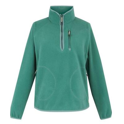 Dames frankie quarter zip fleece top (sparrengroen)