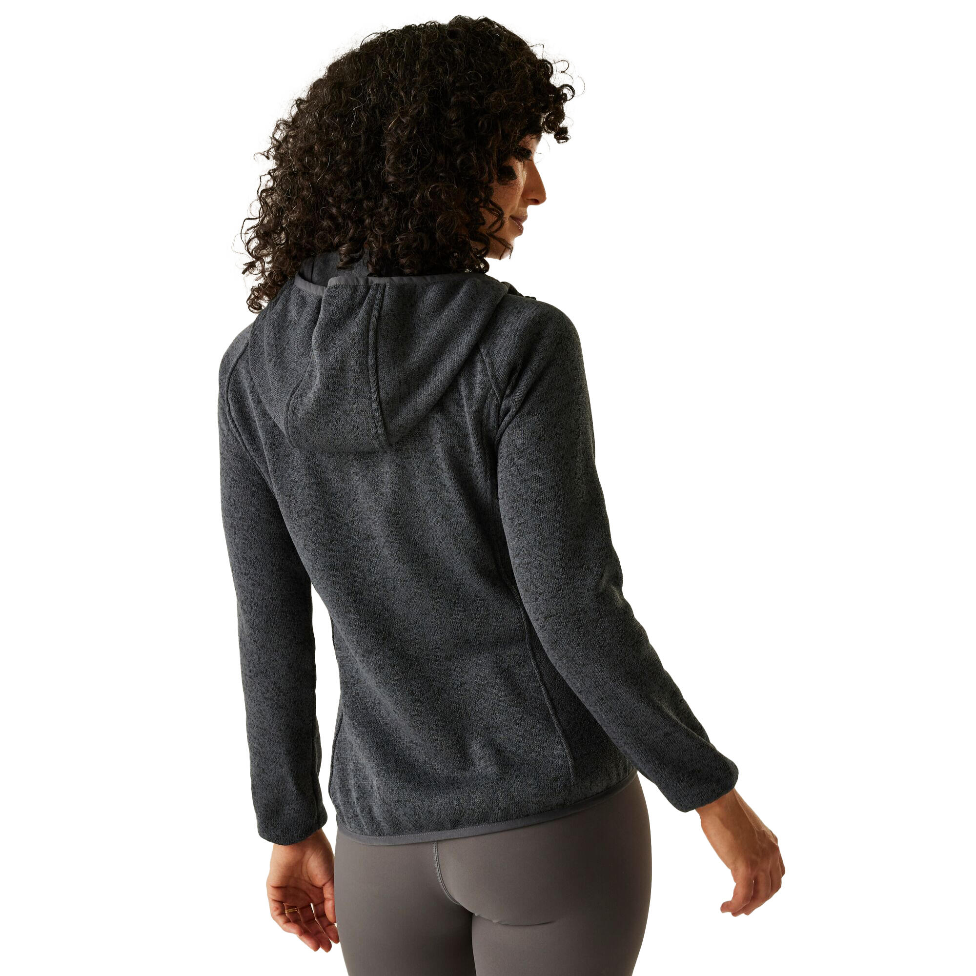 Casaco com capuz com fecho de correr Newhill II Marl para senhora/senhora 4/5