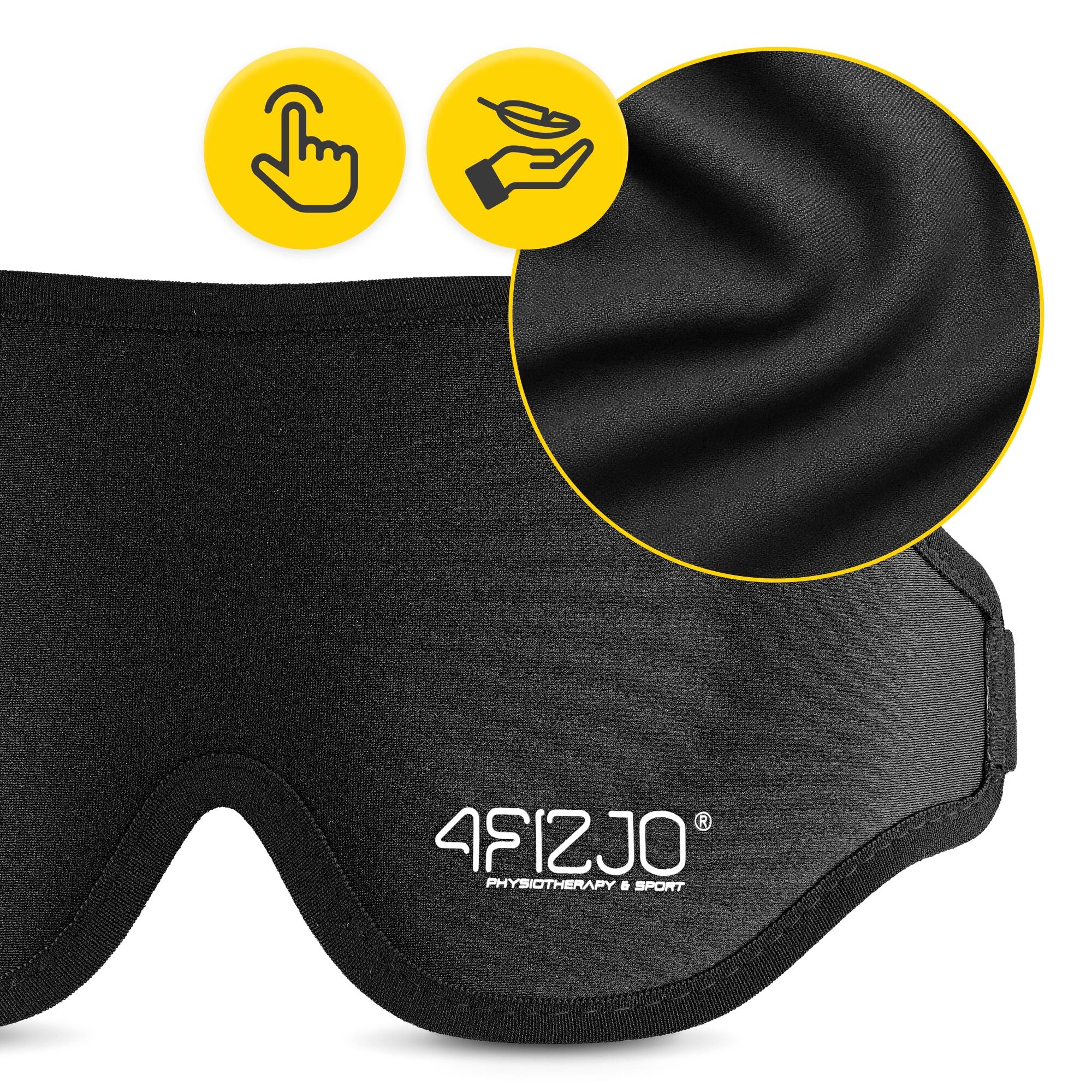 Jedwabna opaska na oczy do spania 3D 5/7