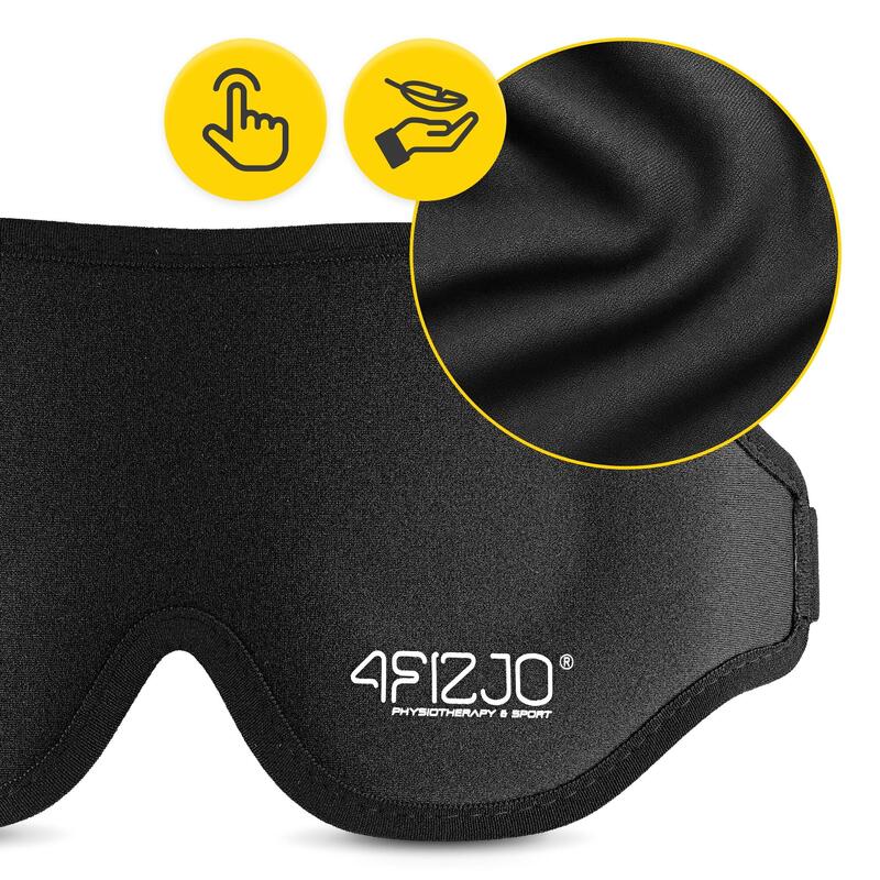 Bandă de mătase pentru ochi pentru somn 3D