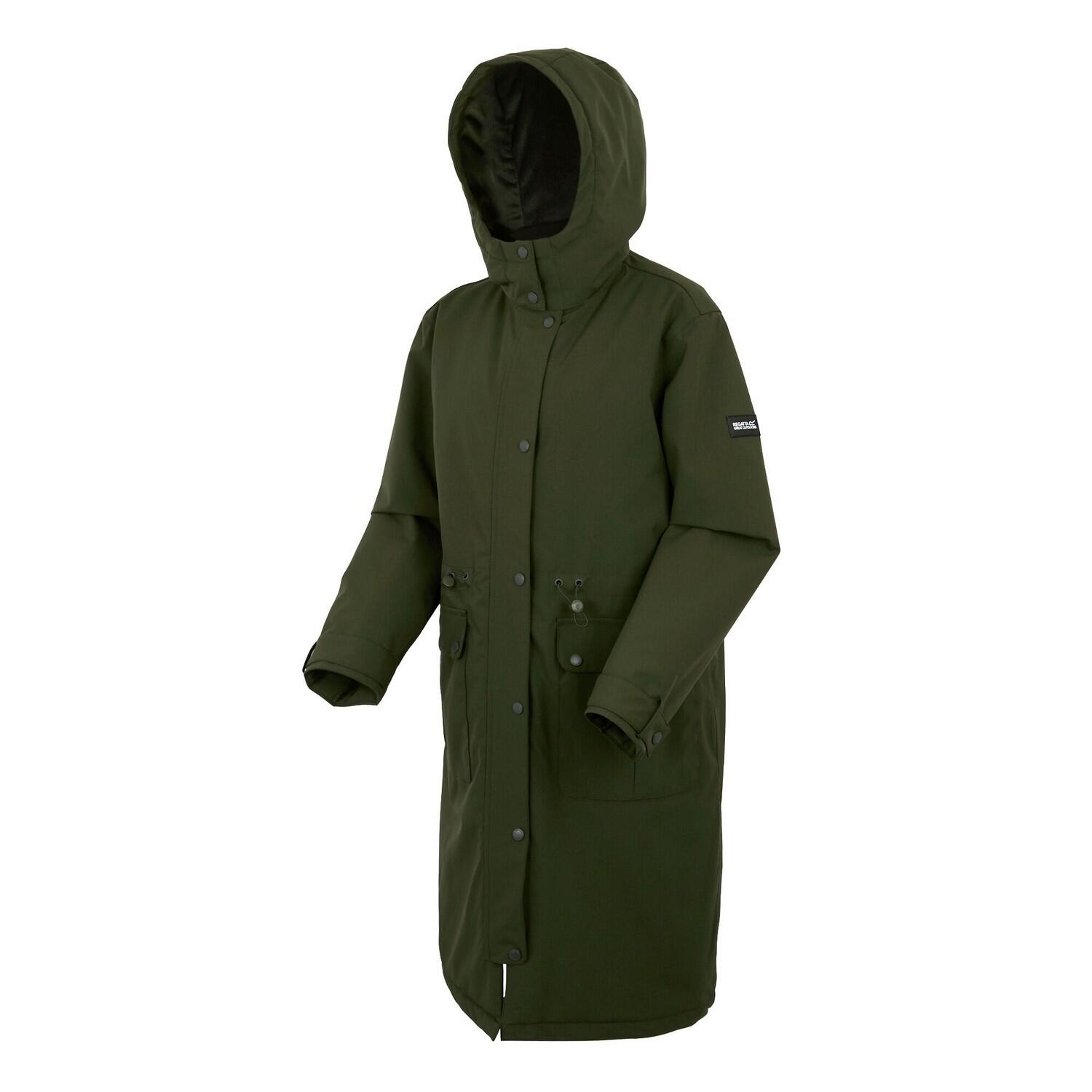 Veste Imperméable YANNTA Femme (Kaki Foncé) 3/5