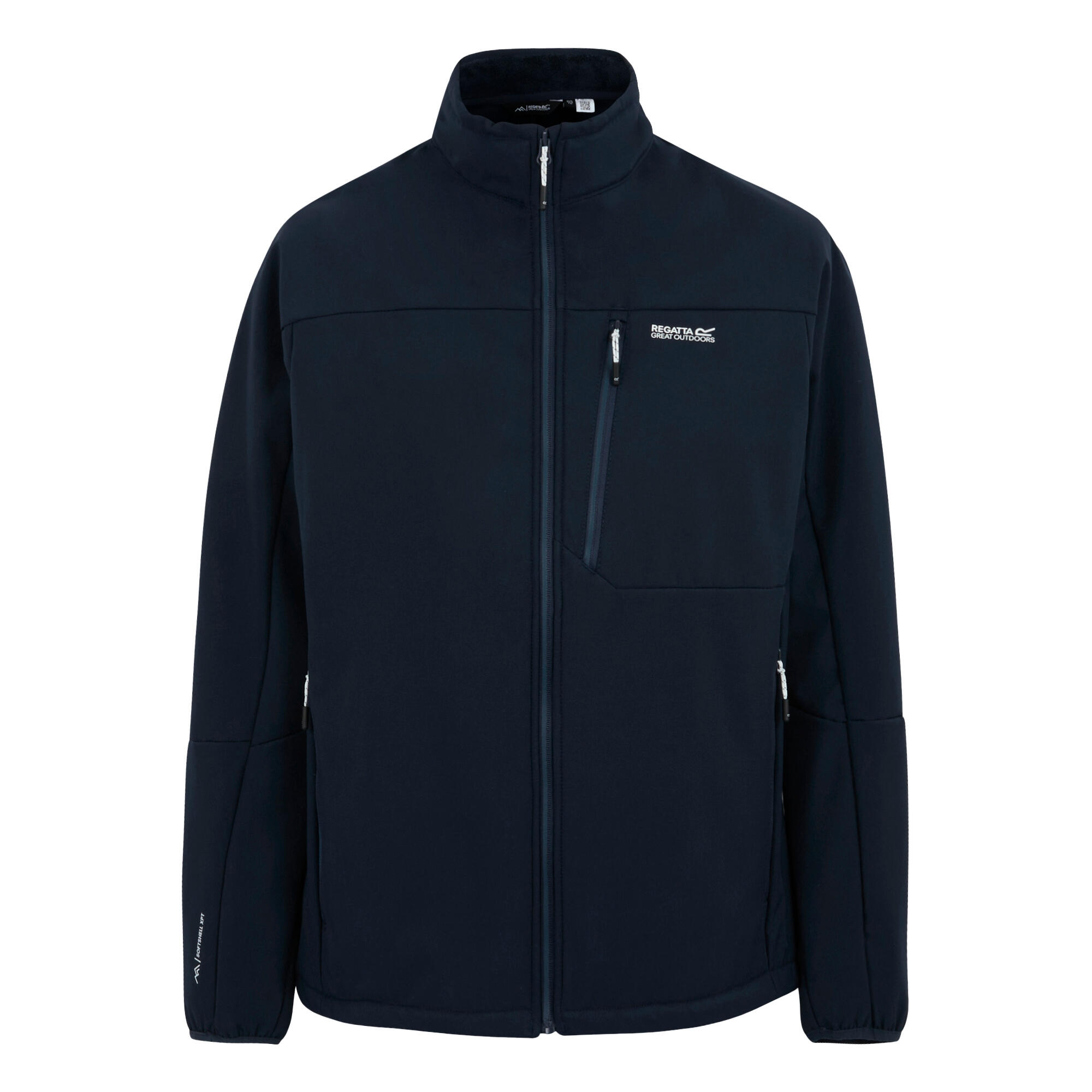 REGATTA Mens Mountdale Soft Shell Jacket (Navy Blue)