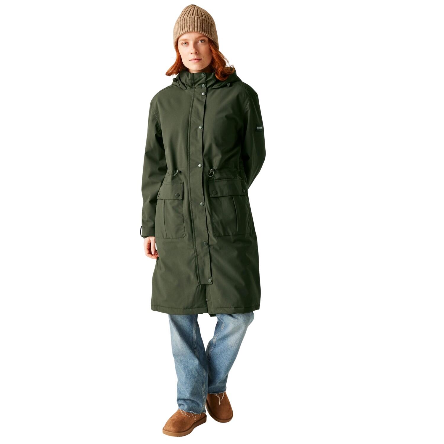 Veste Imperméable YANNTA Femme (Kaki Foncé) 4/5