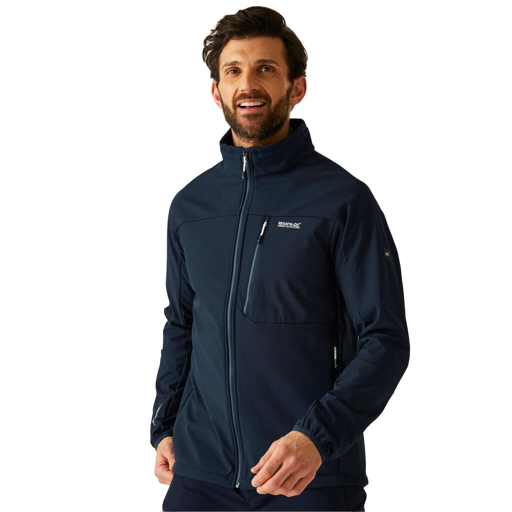Mens Mountdale Soft Shell Jacket (Navy Blue)