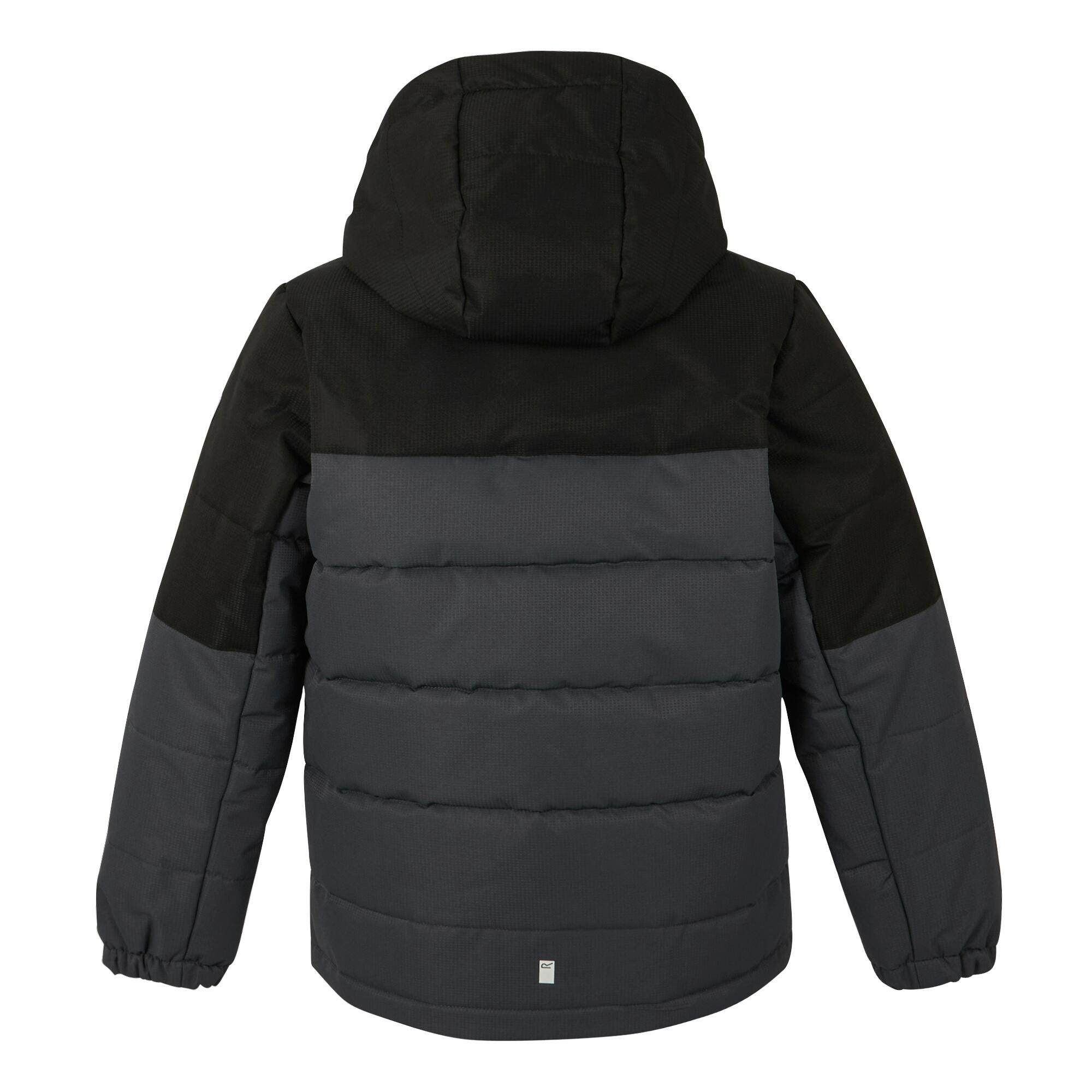 Giacca Isolante Bambini Regatta Lofthouse Nero Grigio Foca 2/5