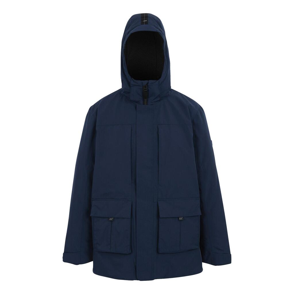 Mens Marron Insulated Waterproof Jacket (Navy Blue)