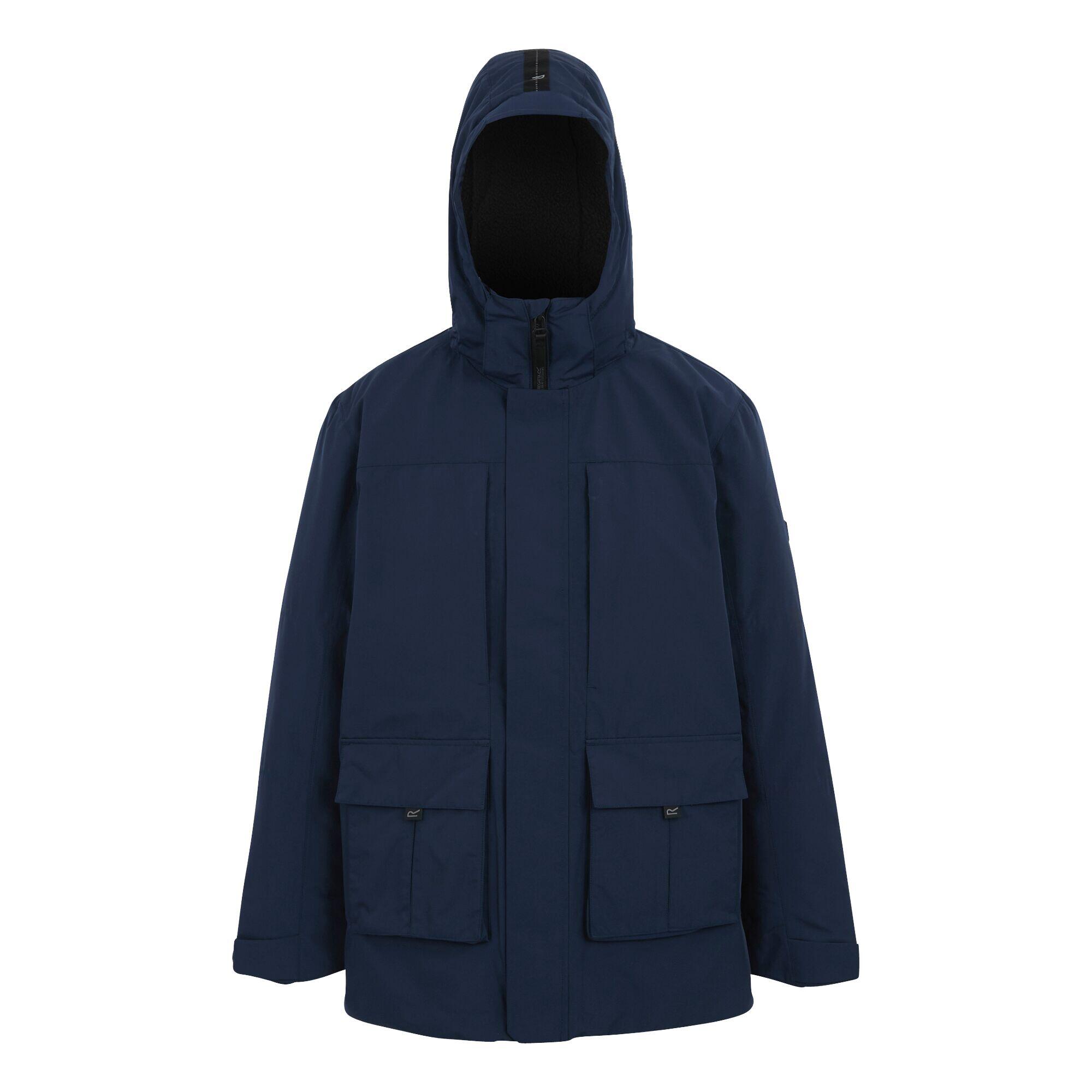 REGATTA Mens Marron Insulated Waterproof Jacket (Navy Blue)