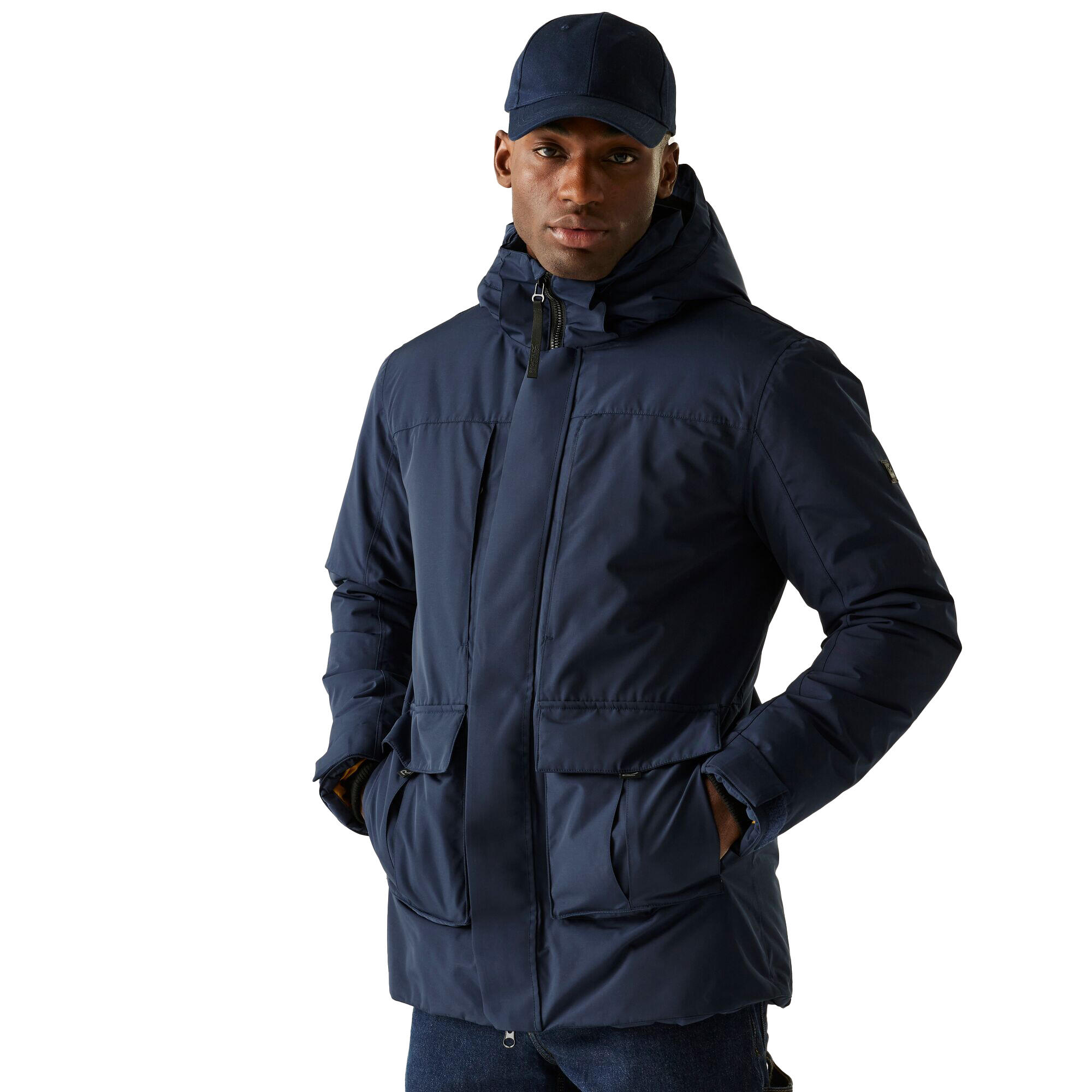 Veste Imperméable MARRON Homme (Bleu Marine) 4/5