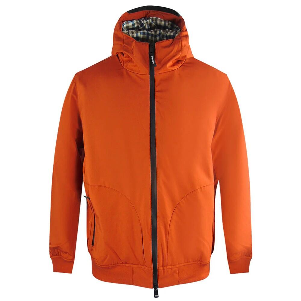 Mens Active Hooded Jacket (Orange) | Decathlon