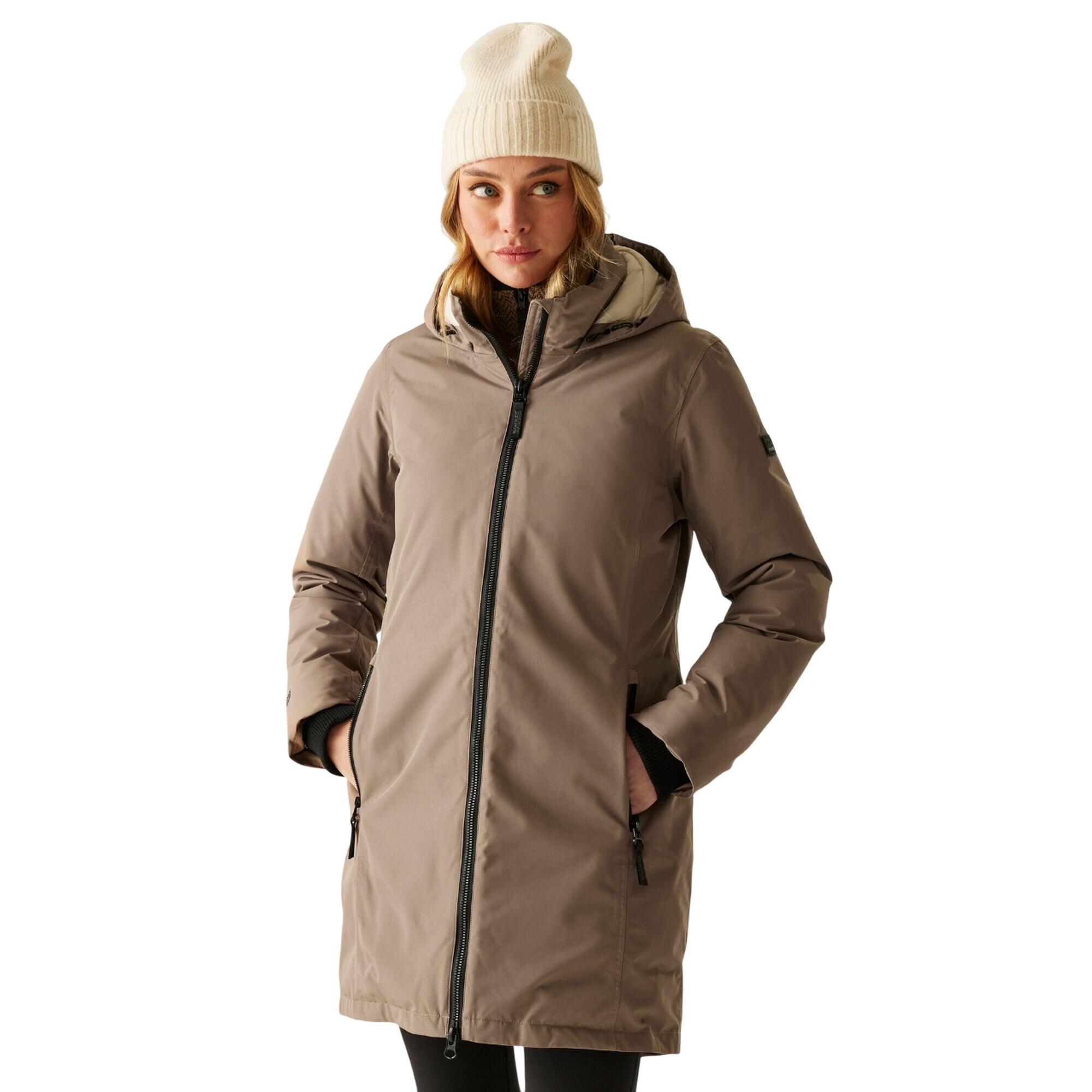 Giacca Impermeabile Donna Regatta Marron Moka 4/5