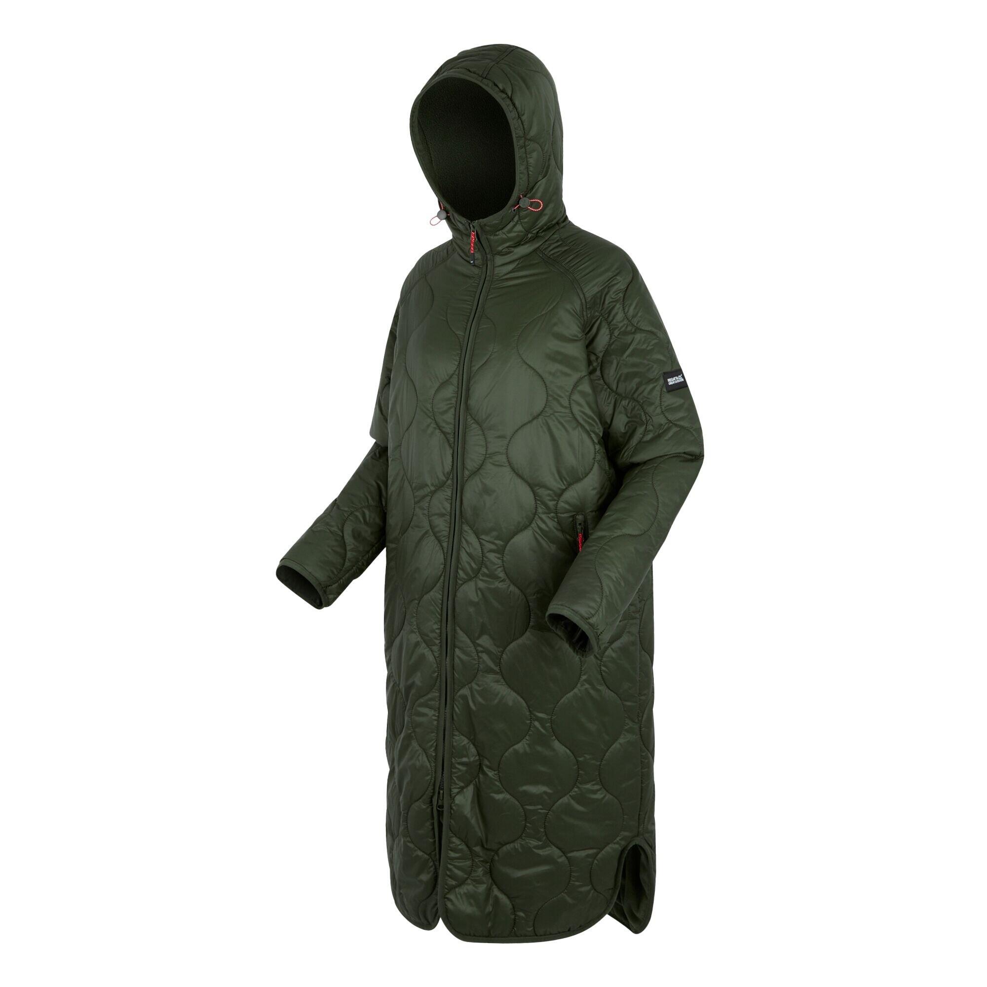 Veste Motif/style Matelassé TRIEA Femme (Kaki Foncé) 3/5