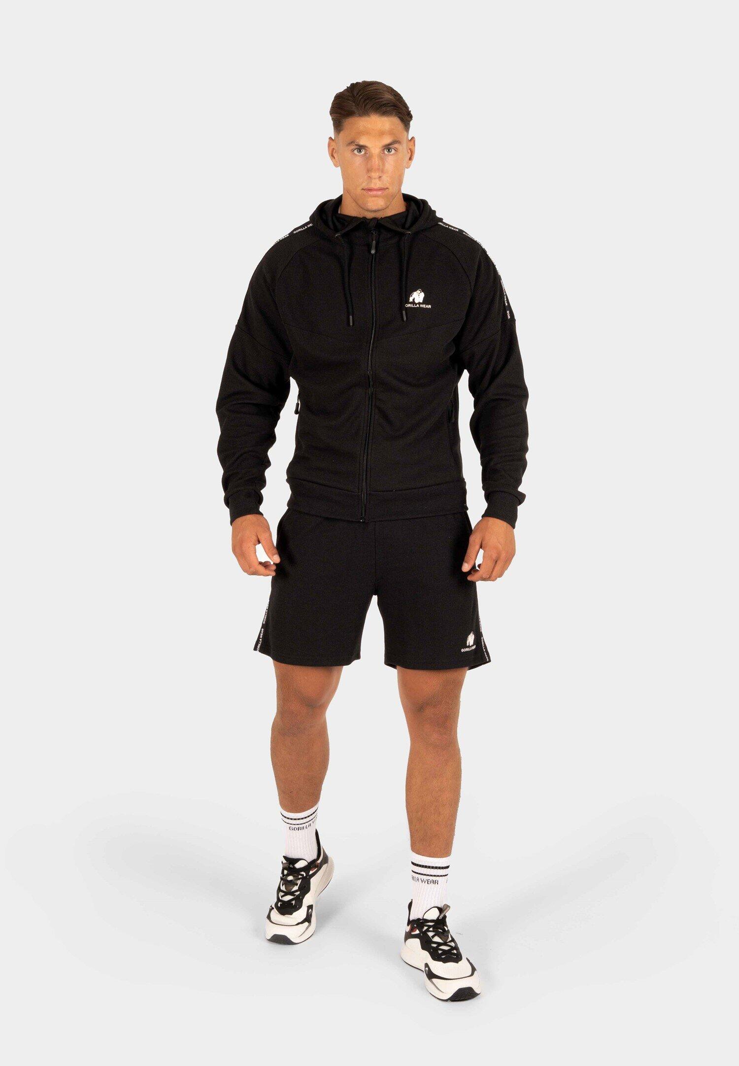 Harvey Con cappuccio Giacca da ginnastica - Nero 5/6