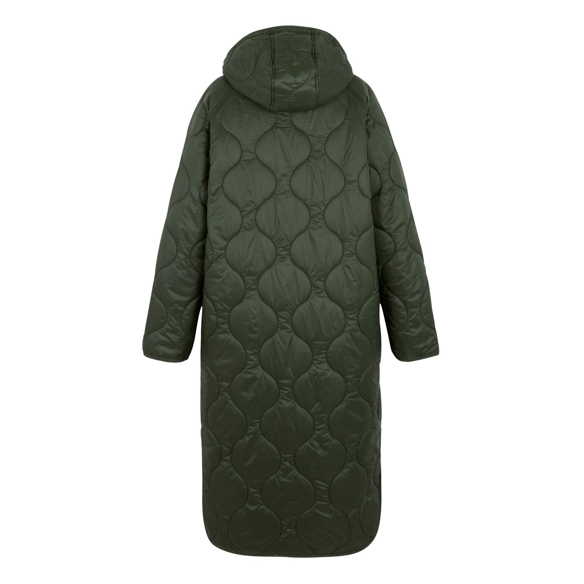 Veste Motif/style Matelassé TRIEA Femme (Kaki Foncé) 2/5