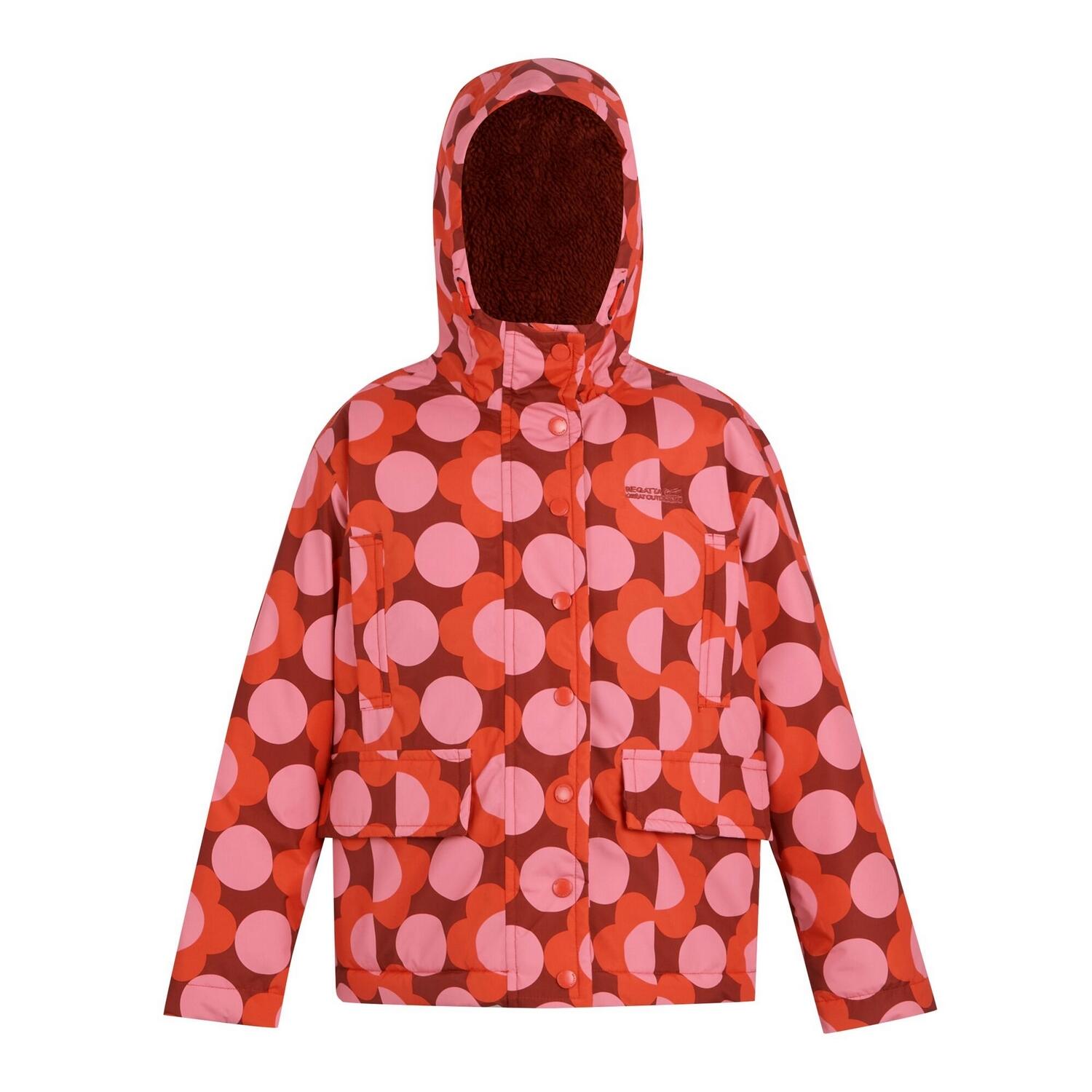 REGATTA Giacca Impermeabile Ragazze Regatta Orla Kiely Rosso