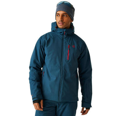 Heren eagle iii ski jas (blauw indigo)