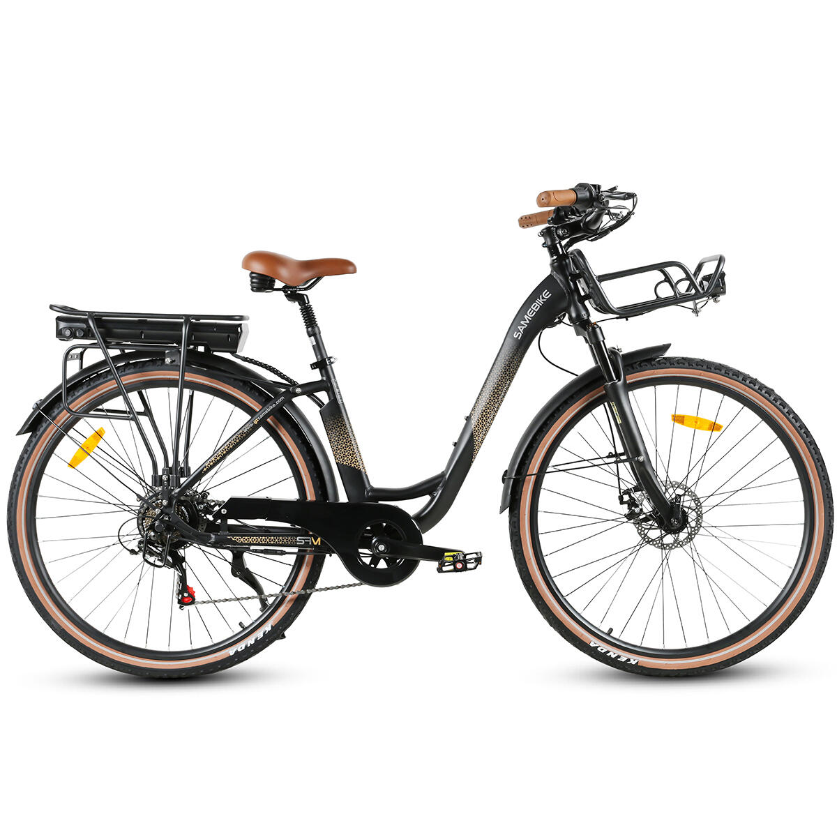 SAMEBIKE RS-A07 City-E-Bike mit 36V 13Ah Akku 2/4