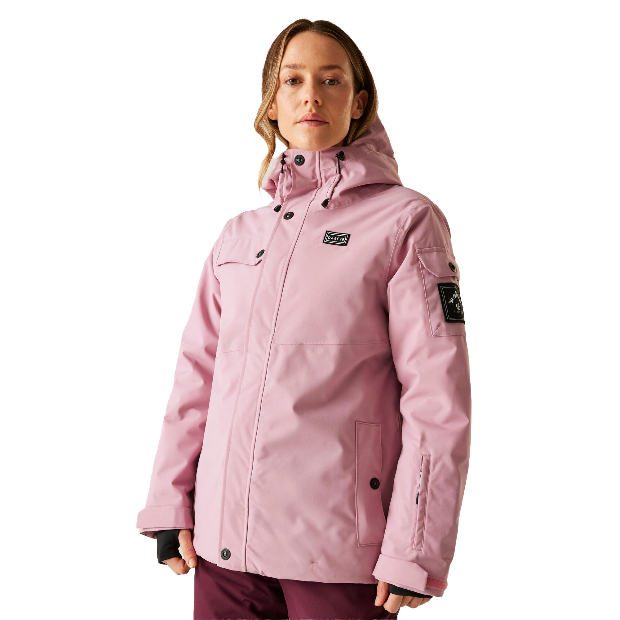 "Life" Skijacke für Damen Lila 4/5