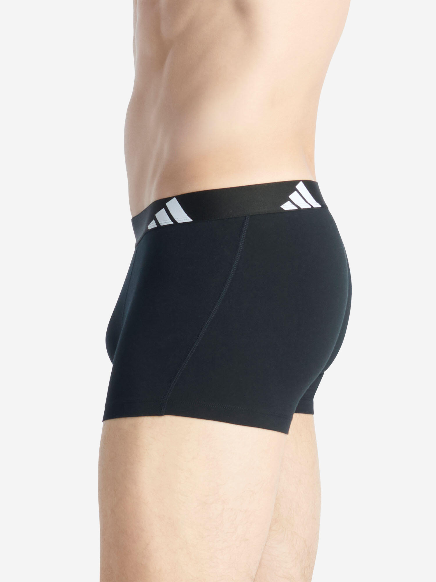 Trunk eng anliegende Boxershorts Herren - Active Flex Cotton schwarz 5/7