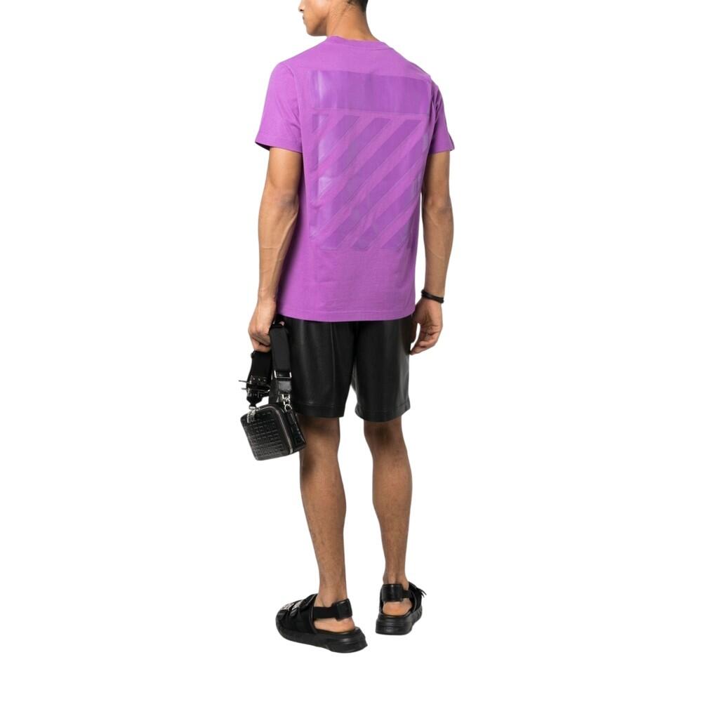 TShirt für , Baumwolle, Schmal Herren Hell-Lila 4/4