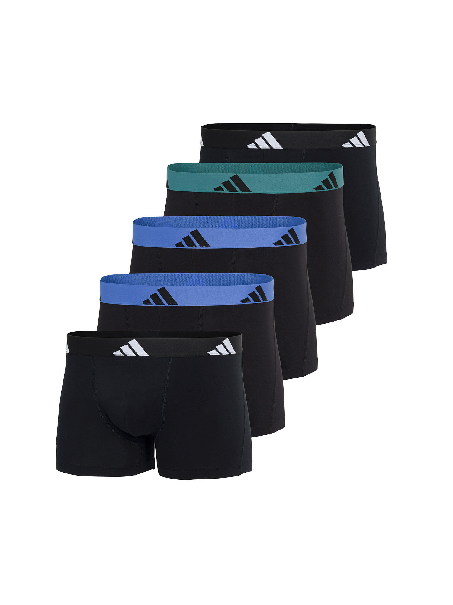ADIDAS Trunk eng anliegende Boxershorts Herren - Active Flex Cotton schwarz