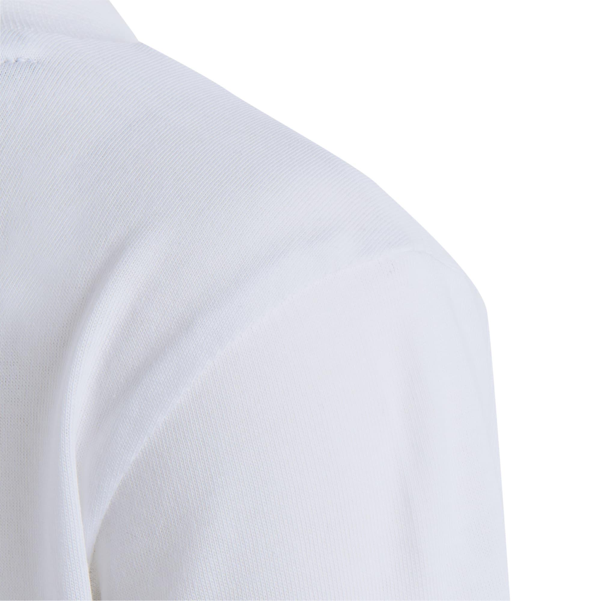 T-shirt junior adidas bianco 5/5