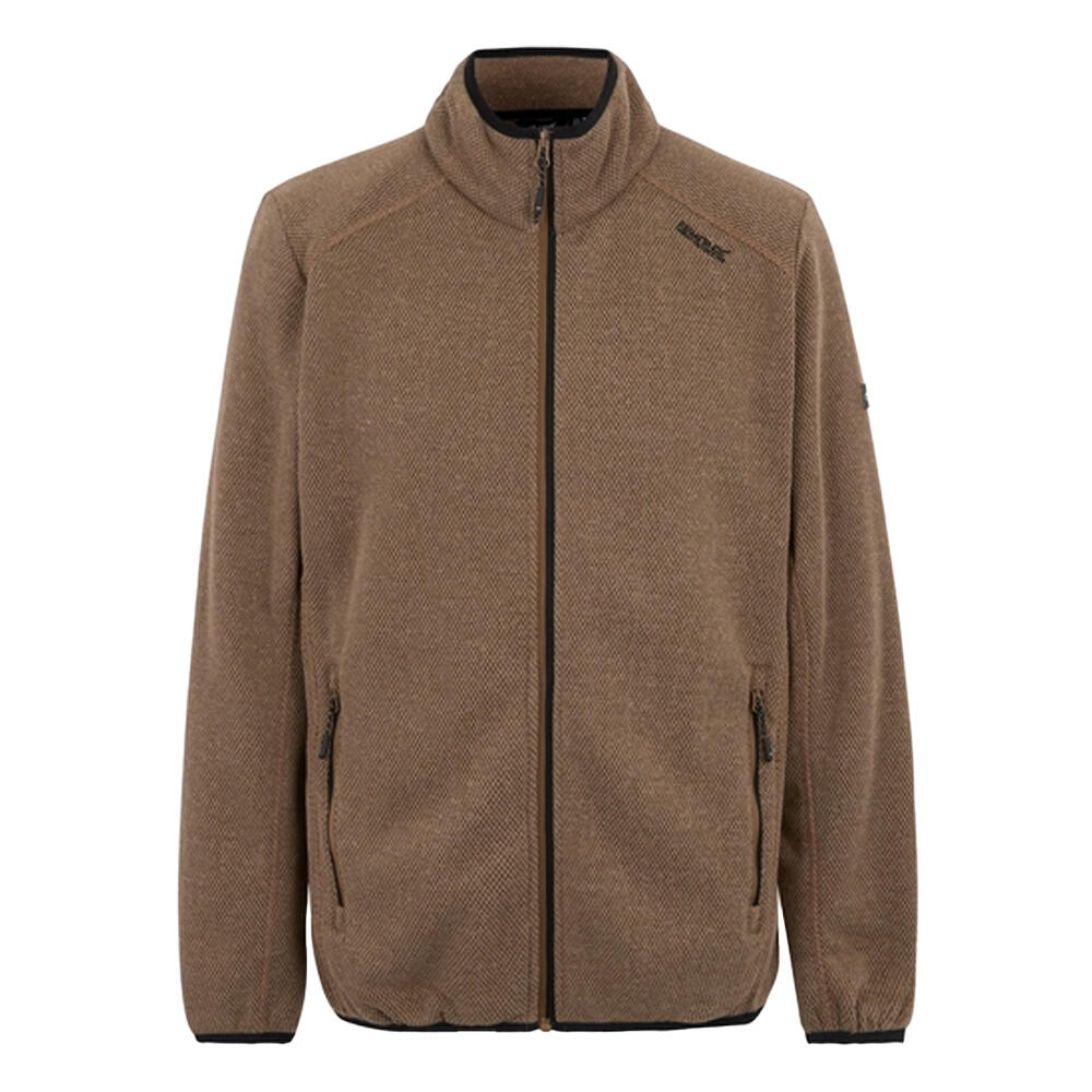 REGATTA Mens Torrens Full Zip Fleece Jacket (Nut Brown)